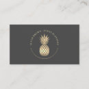 Search for pineapple business cards Interior designer