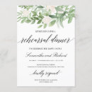 Search for rose rehearsal dinner invitations White roses