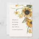 Search for sunflower wedding thank you cards Wood