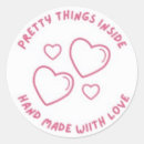 Search for pretty things stickers Pink