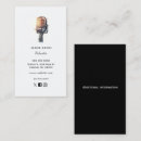 Search for microphone business cards Vlogger