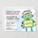 Search for robot party invitations Future