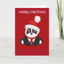 Search for panda bear christmas cards Merry