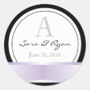 Search for ribbon wedding stickers Lilac