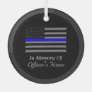 Search for thin blue line christmas tree decorations Back the blue