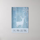 Search for christmas reindeer canvas prints Rustic