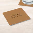 Search for plain coasters Brown