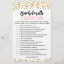 Search for scavenger hunt wedding supplies Bachelorette