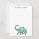 Search for dinosaur note cards Green