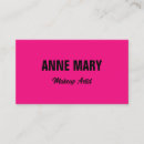 Search for bright business cards Makeup artist