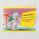 Search for vintage cat art postcards Christmas cats