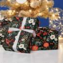 Search for bird christmas wrapping paper Pattern