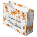 Search for gingerbread man gift bags Brown