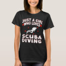 Search for scuba womens tshirts Red