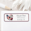 Search for red white stripes return address labels Fireworks