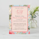 Search for floral housewarming party invitations Feminine
