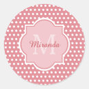 Search for pink white polka dots stickers Polka dot pattern