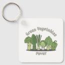 Search for food key rings Green