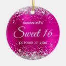 Search for fuchsia christmas tree decorations Girly