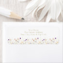Search for wildflower wedding return address labels Garden bridal shower