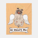 Search for funny pug blankets Pet