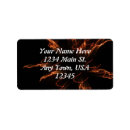 Search for fireworks return address labels Orange