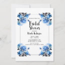 Search for vibrant blue invitations Floral