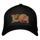Search for celtic embroidered hats Green