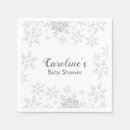 Search for silver glitter napkins Baby shower