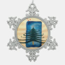 Search for snowflake christmas tree decorations Green