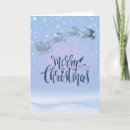 Search for sleigh and santa christmas cards Modern