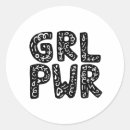 Search for power girl stickers Grl pwr