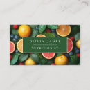 Search for nutrition business cards Vegetable