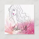 Search for cute girly business cards Makeup
