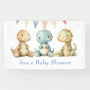 Search for dinosaur baby shower banners Cute