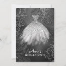 Search for grey bridal shower invitations Gown