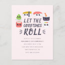 Search for let roll invitations Kawaii
