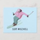Search for skiers postcards Slope