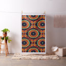 Search for mandala pattern fabric Red