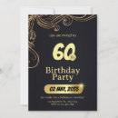 Search for dinner 60th birthday invitations Elegant