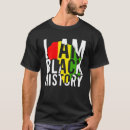Search for i am black history tshirts Blm
