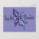 Search for purple fairies postcards Moon