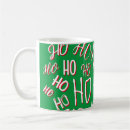 Search for green white red mugs Santa