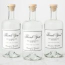 Search for wedding bottle labels Thank you