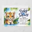 Search for tiger baby boy shower invitations Safari