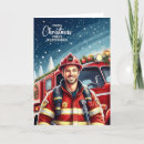 Search for firefighter christmas cards First responder