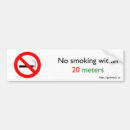 Search for smoke bumper stickers No smoking