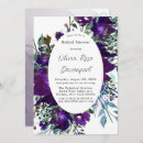 Search for purple and teal bridal shower invitations Watercolor