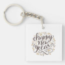 Search for new year key rings New years eve