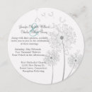 Search for floral circle wedding invitations Grey